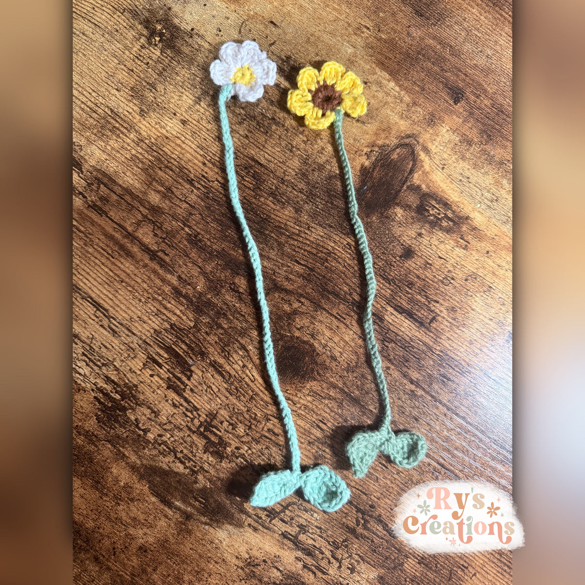 MADE TO ORDER - Crochet Flower Bookmark