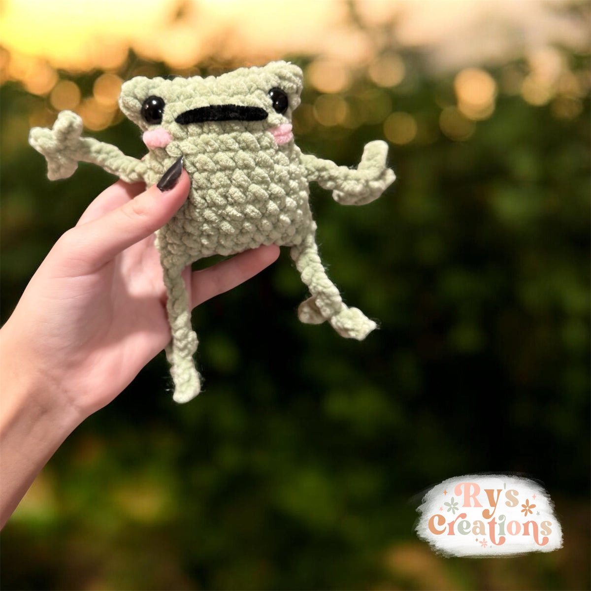 MADE TO ORDER - Leggy Froggie Plushie