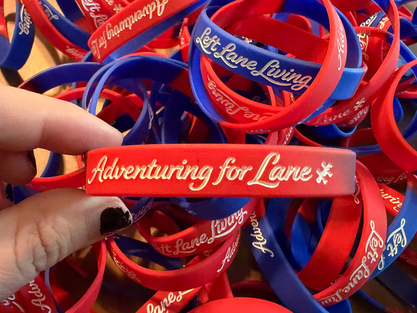 Adventuring for Lane Silicone Bracelet