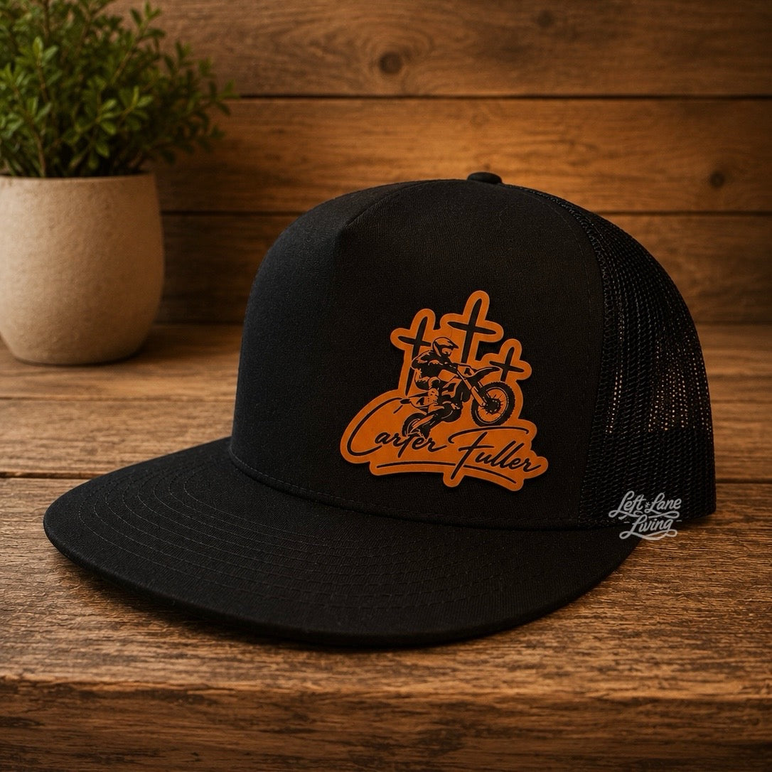 Carter Leather Patch Hat